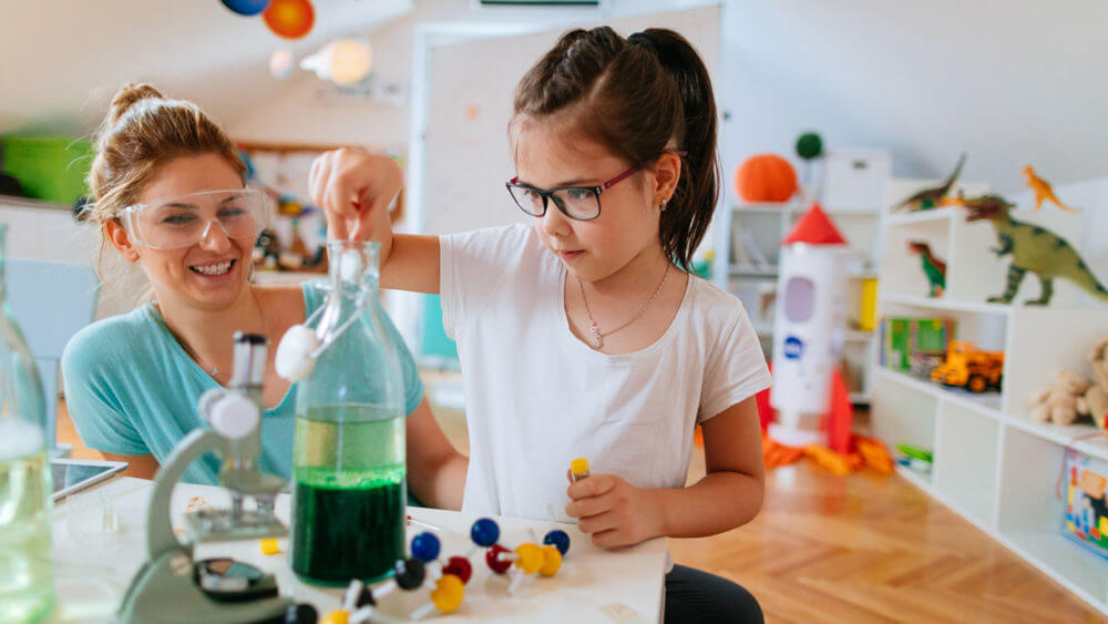experimentos científicos Montessori
