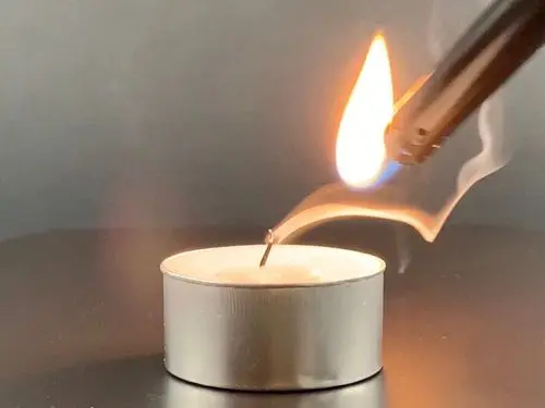 Summer science ideas - Jumping flames experiment