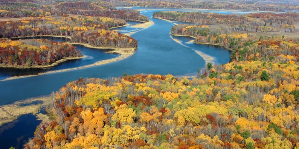 Autumn on the Mississippi River